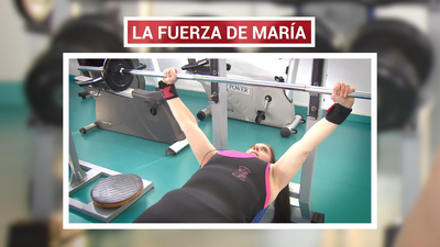 María Mejías, campeona de España de halterofilia paralímpica