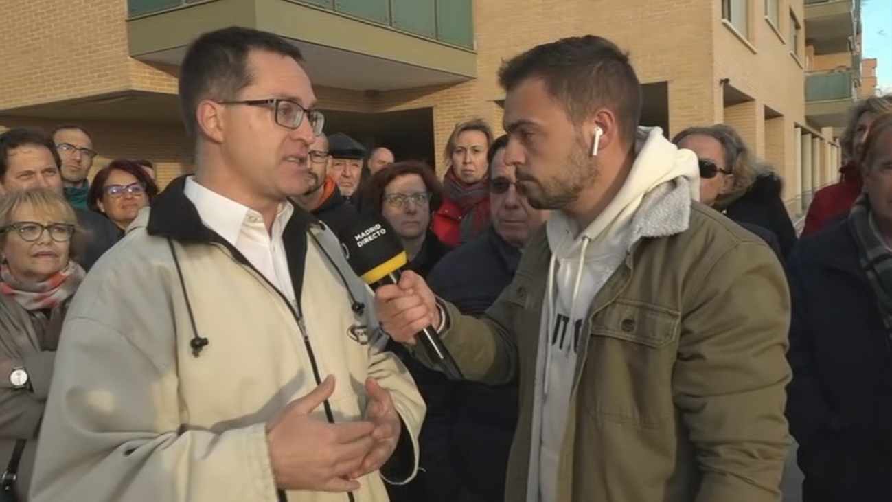 Los vecinos de Rivas, hartos del ruido del metro