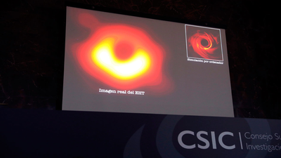 Presentan la primera imagen  real de un agujero negro