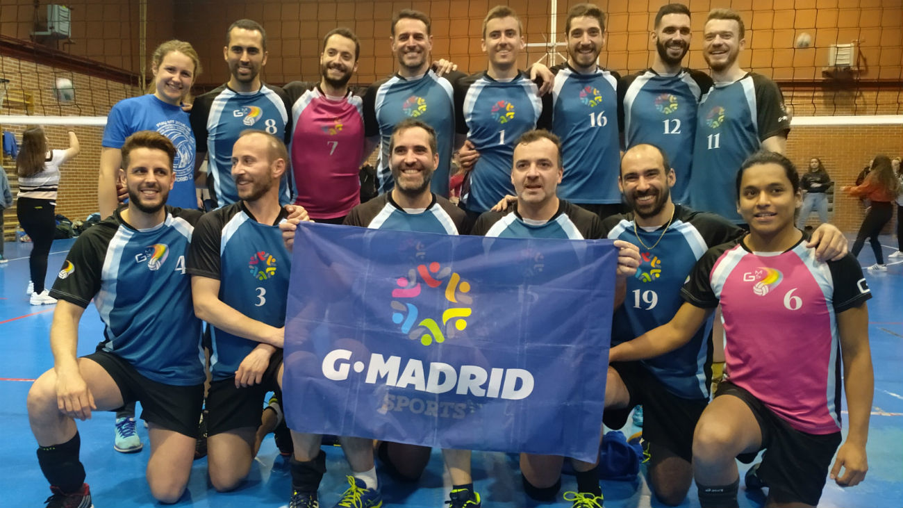 Un equipo de voleibol LGTBI, líderes de la liga autonómica madrileña
