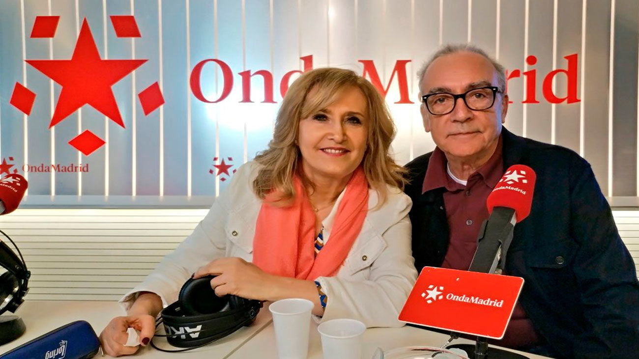 Nieves Herrero con Juan José Millás