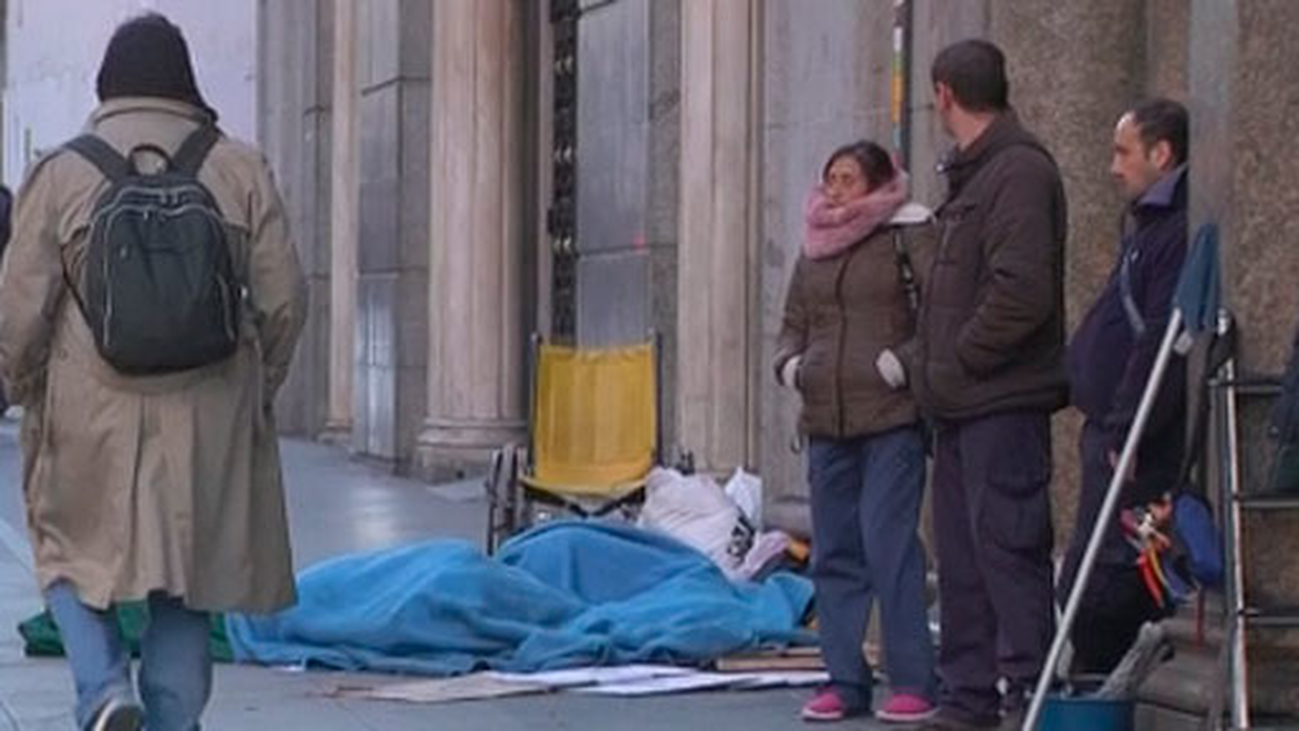 Aumentan los ‘sin techo’ y en Madrid hay ya 2.772 personas, 650 duermen en la calle