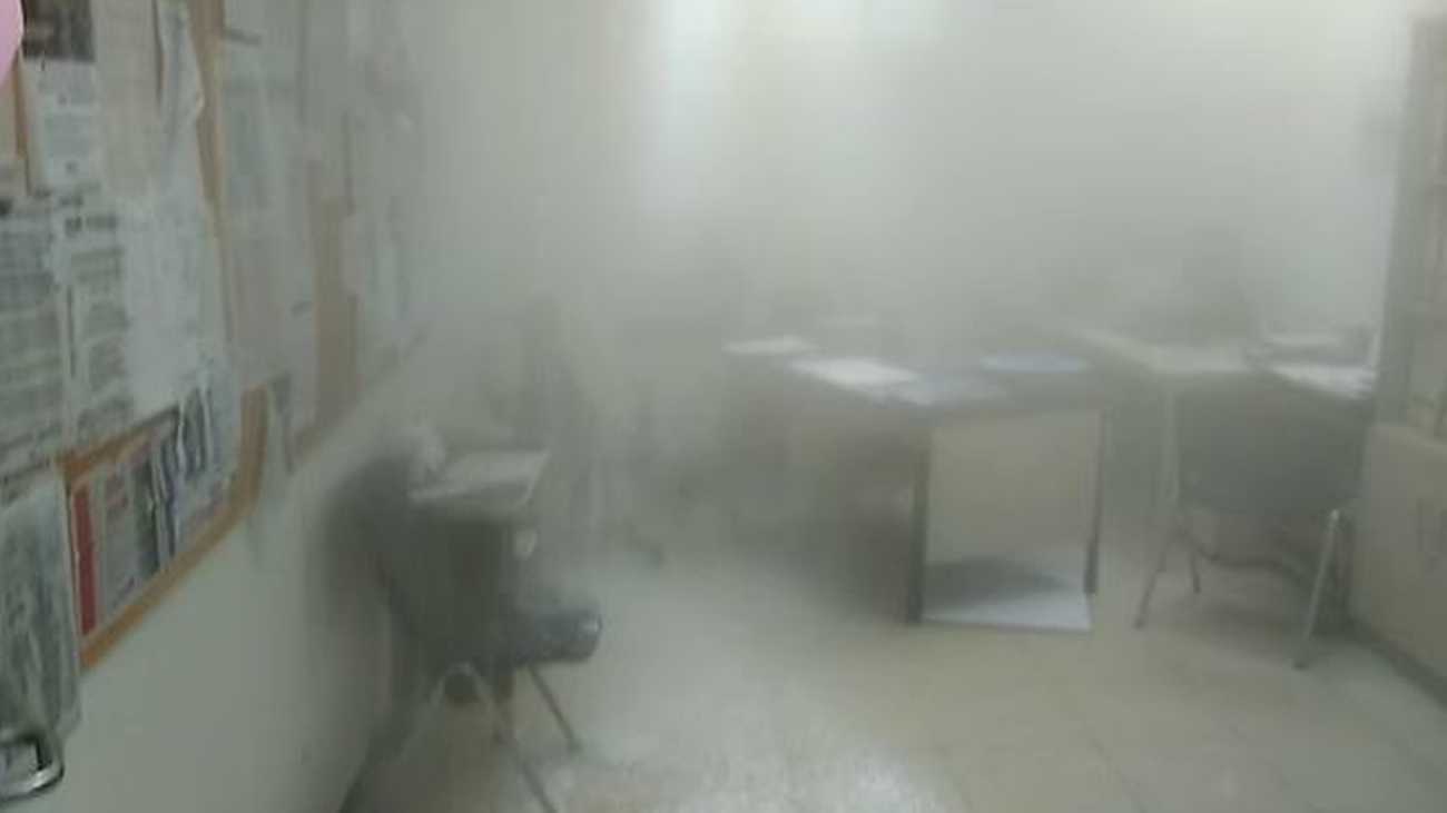 Revienta otra tubería de agua caliente en el Hospital La Paz