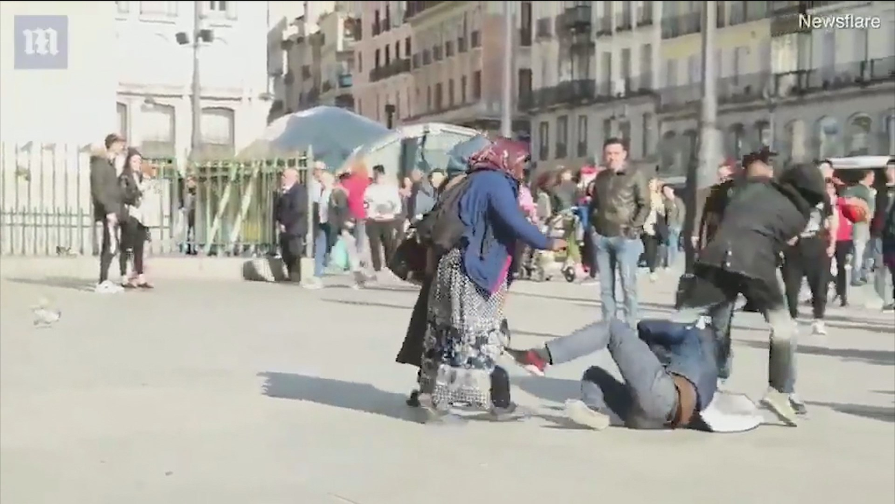 Peleas provocadas en la Puerta del Sol para robar a turistas