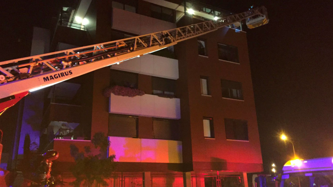 Un incendio en un piso de Fuencarral-El Pardo ocasiona 8 heridos leves