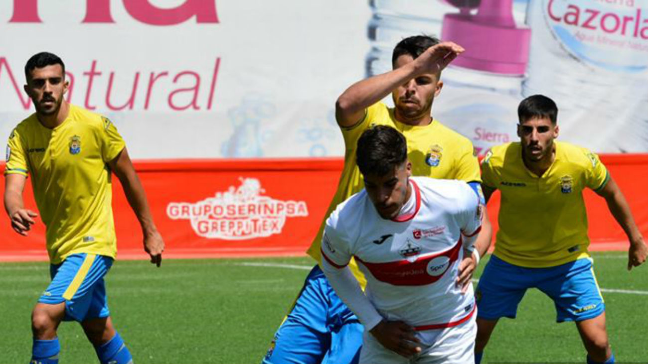 Gol de Rober, de Las Palmas B, al Sanse (0-1)