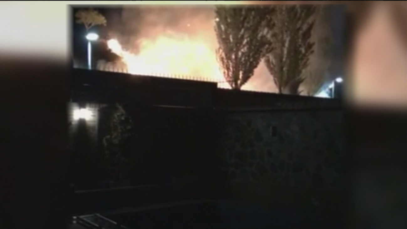 Susto en Arroyomolinos con un incendio que estuvo a punto de afectar a varias viviendas