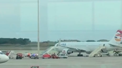 Un avión aterriza de emergencia en el aeropuerto de Barcelona-El Prat