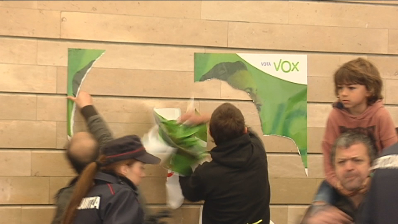 La tensión en los mítines de Cataluña y País Vasco marca la campaña electoral