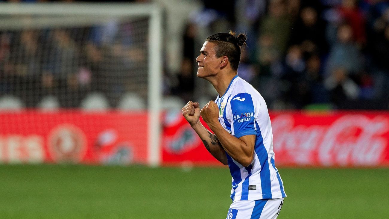 Gol de Silva, del Leganés, ante el Real Madrid (1-0)