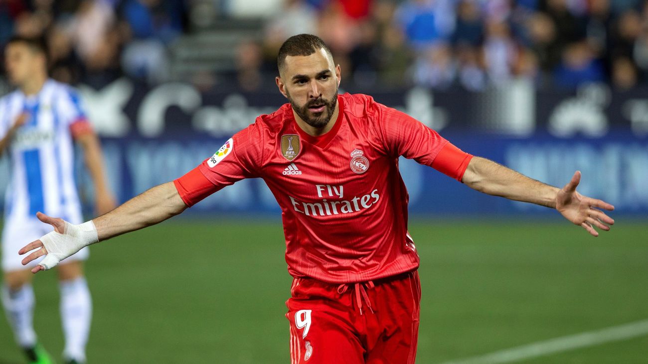 Gol de Benzema al Leganés (1-1)