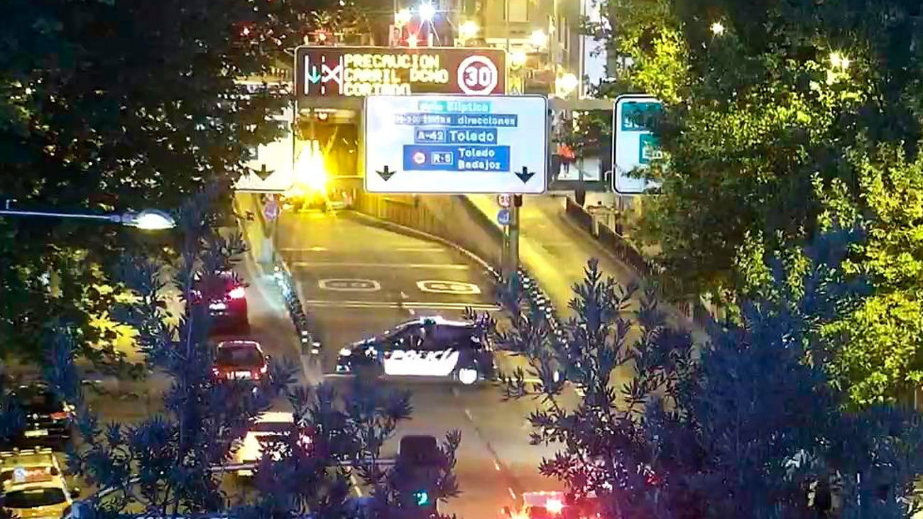 Incidencia en el túnel de Santa María de la Cabeza