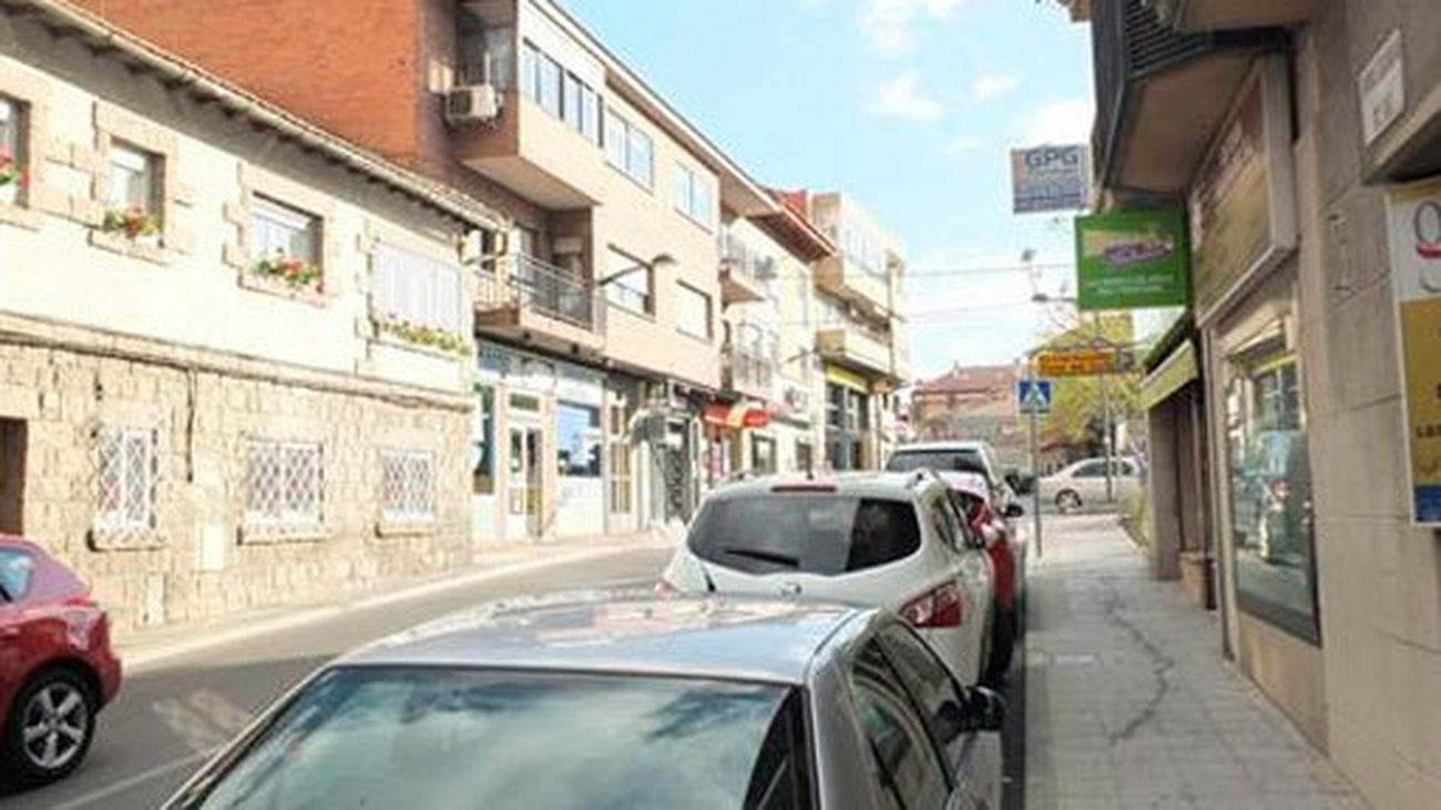 Una de las calles de Galapagar