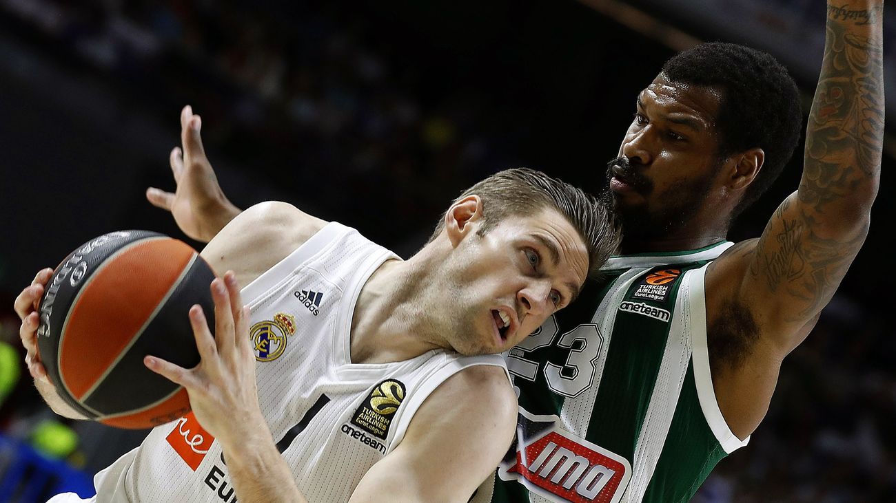 75-72. Sufrida victoria en el último minuto del Real Madrid ante Panathinaikos