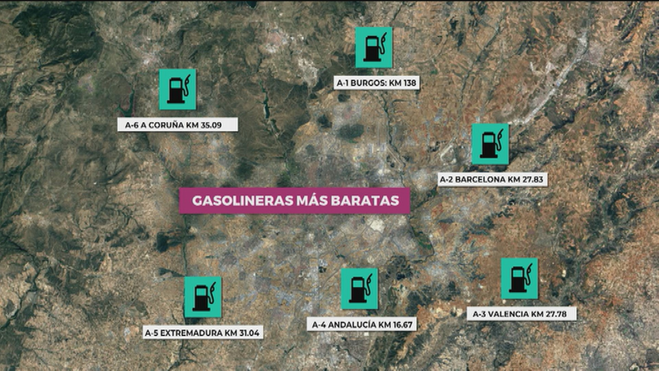 Las gasolineras más baratas de Madrid