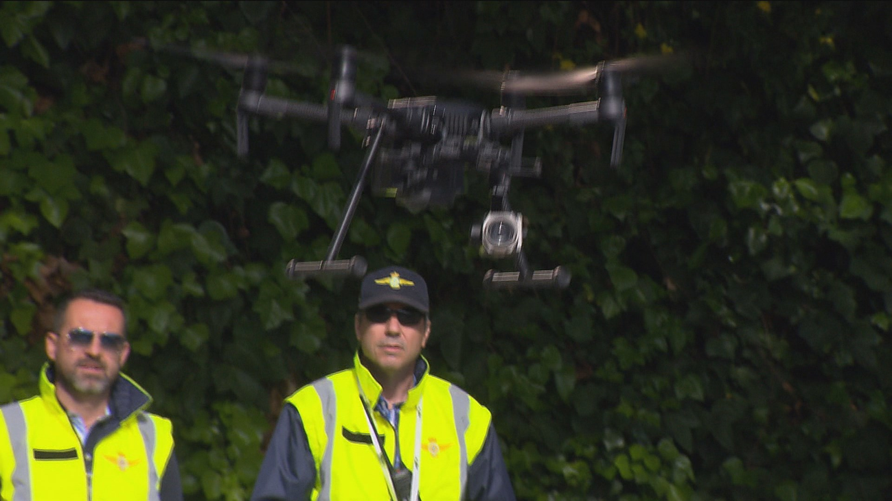 Ocho drones de tráfico vigilan ya las carreteras