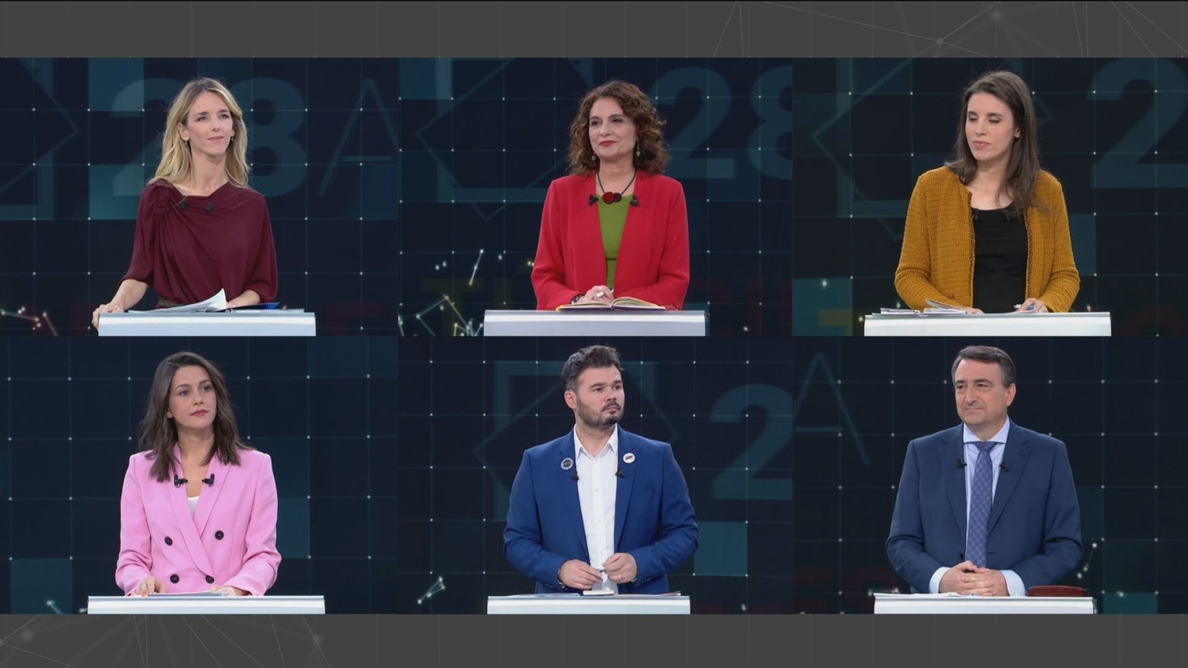 Los mejores momentos del debate a seis
