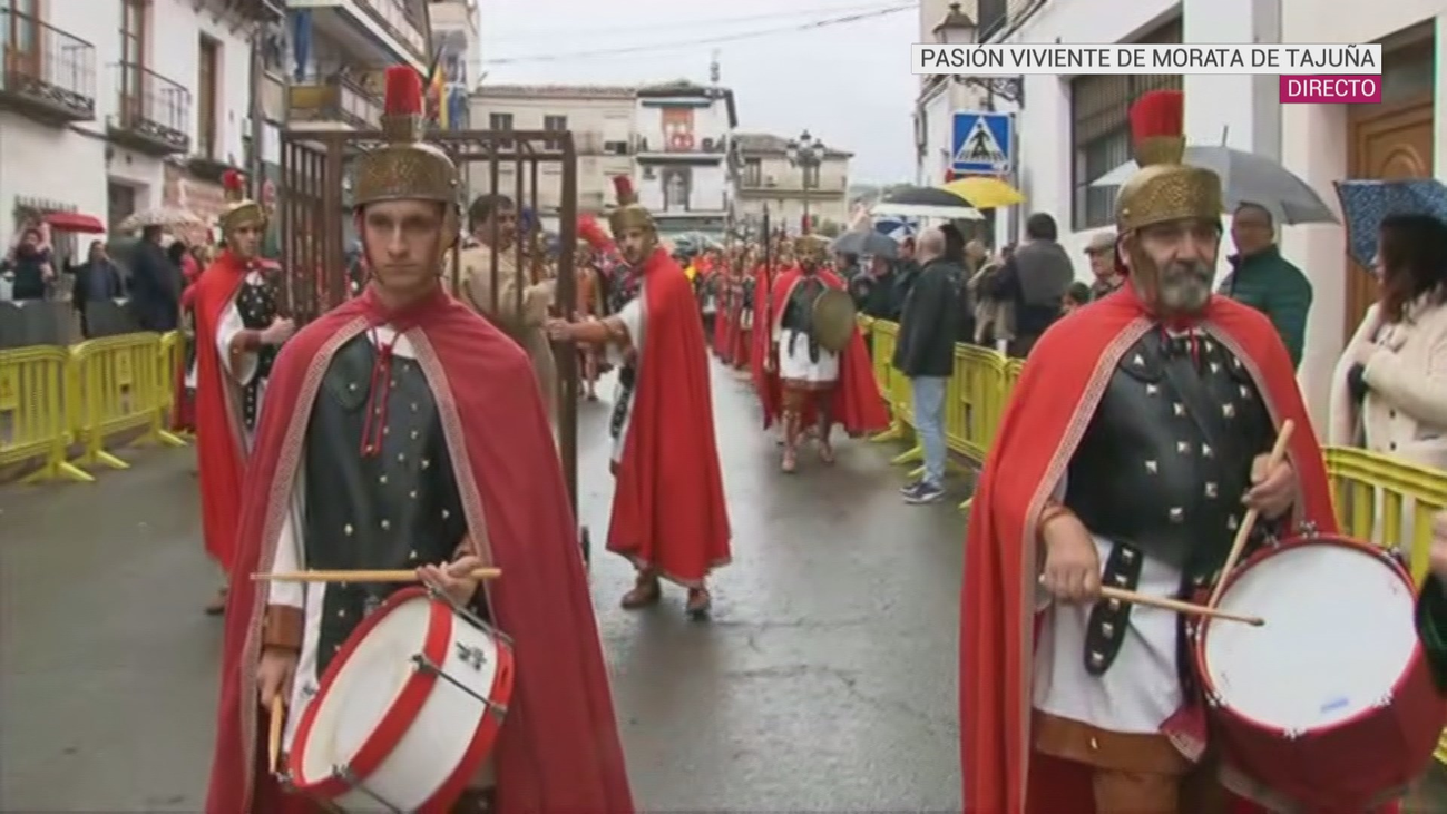 Barrabás es detenido en la Pasión de Morata