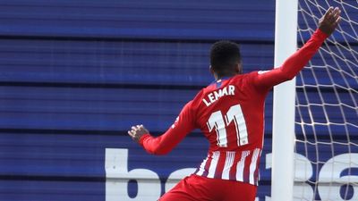 Gol de Lemar al Eibar (0-1)