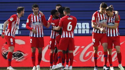 0-1. Lemar inclina para el Atlético un partido igualado