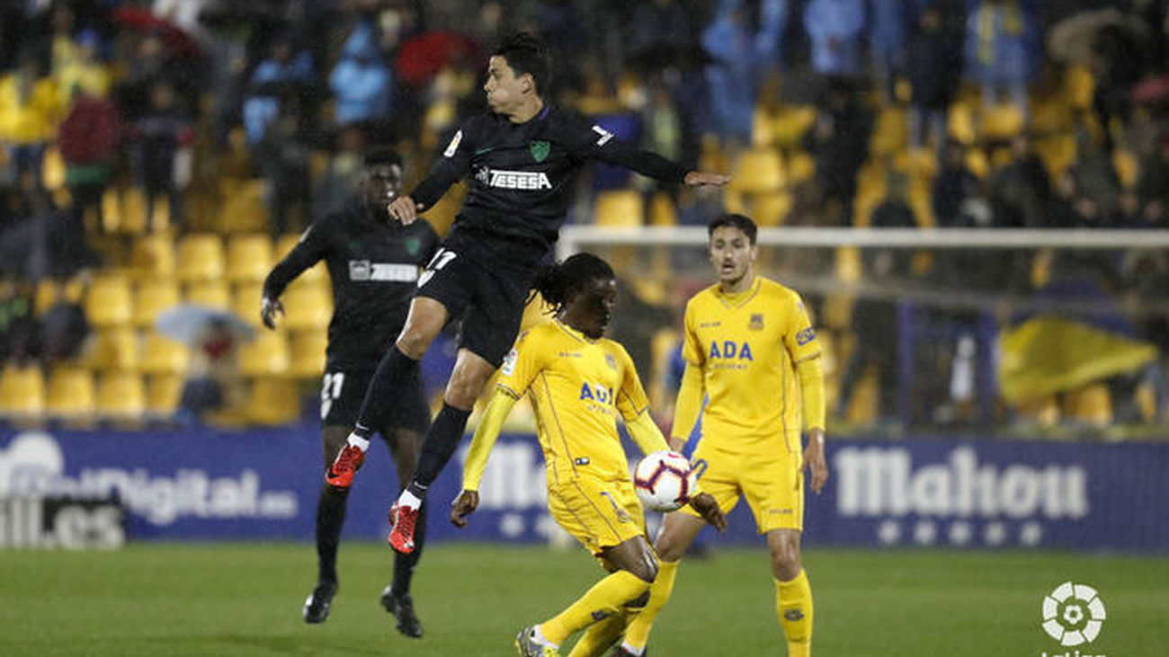 1-4. El Alcorcón, goleado por el Málaga