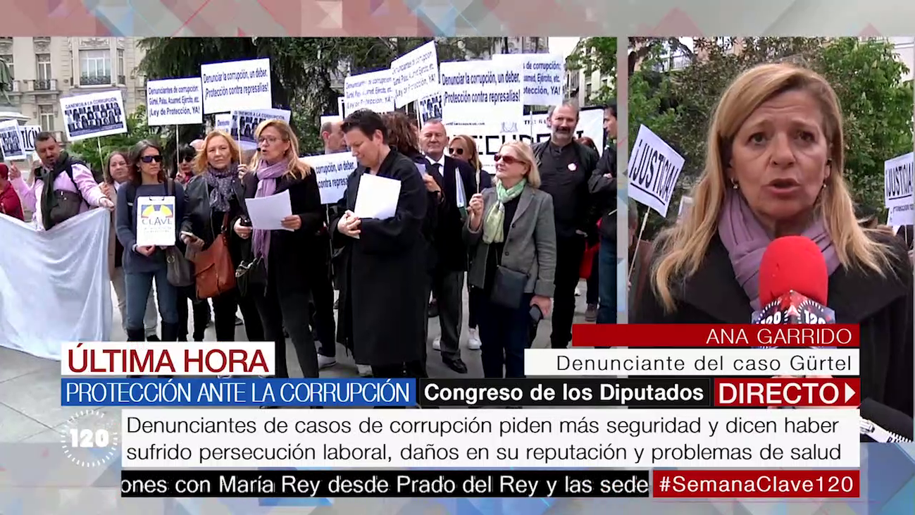 Los denunciantes de corrupción piden "más conciencia social" y más protección