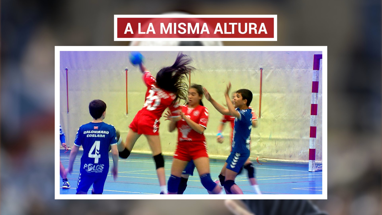 Las niñas del alevín de balonmano de Coslada son imparables