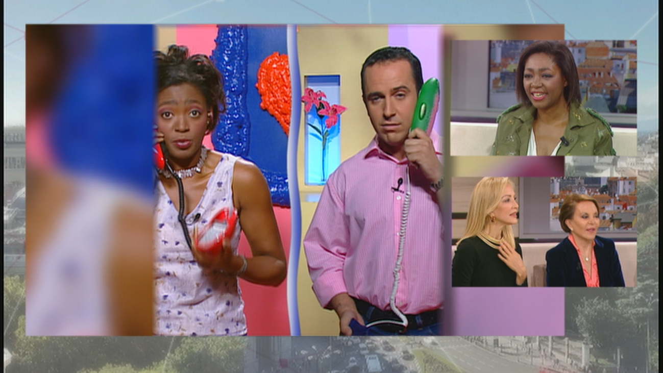 Francine Gálvez y su baúl de los recuerdos en Telemadrid