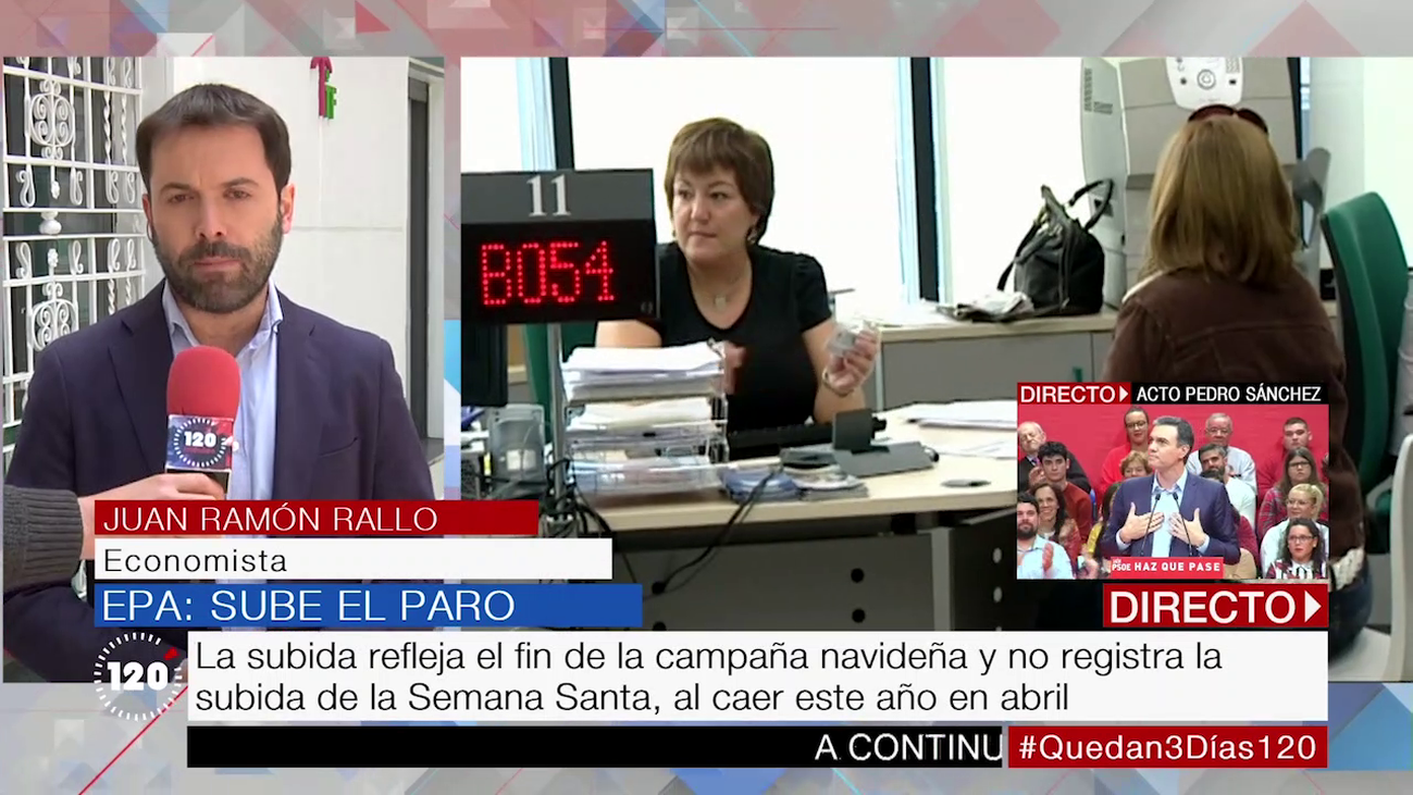 El economista Rallo, sobre la EPA: "Los políticos están mintiendo u ocultando información"