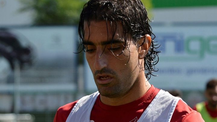 Zazo durante un calentamiento / www.ud-sanse.com