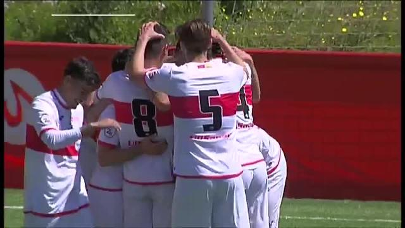 Gol de Agüero, del Sanse, frente al Castilla (2-1)