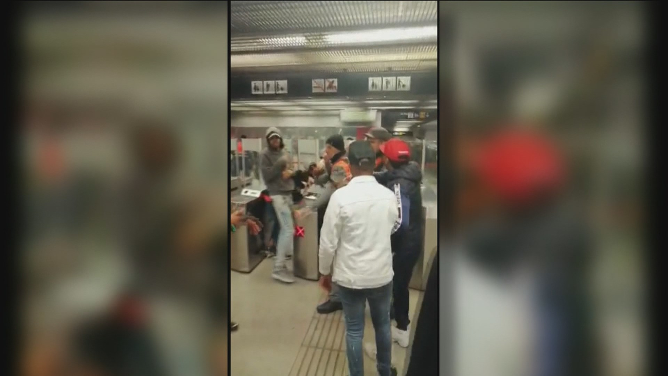 Un detenido por una pelea en el metro de Barcelona