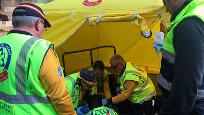 Herida muy grave una joven atropellada por un autobús en Madrid