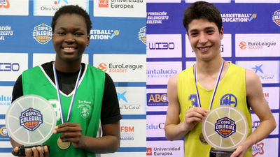 Aminata Sangaré y Nicolás Gutiérrez, MVP's de la Copa Colegial