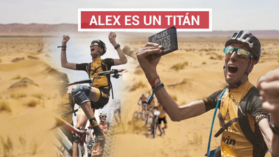 Álex Roca disputa la Titan Desert con una parálisis cerebral
