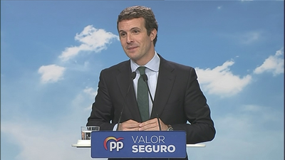 Casado reafirma al PP como el centro frente a la "ultraderecha" de Vox