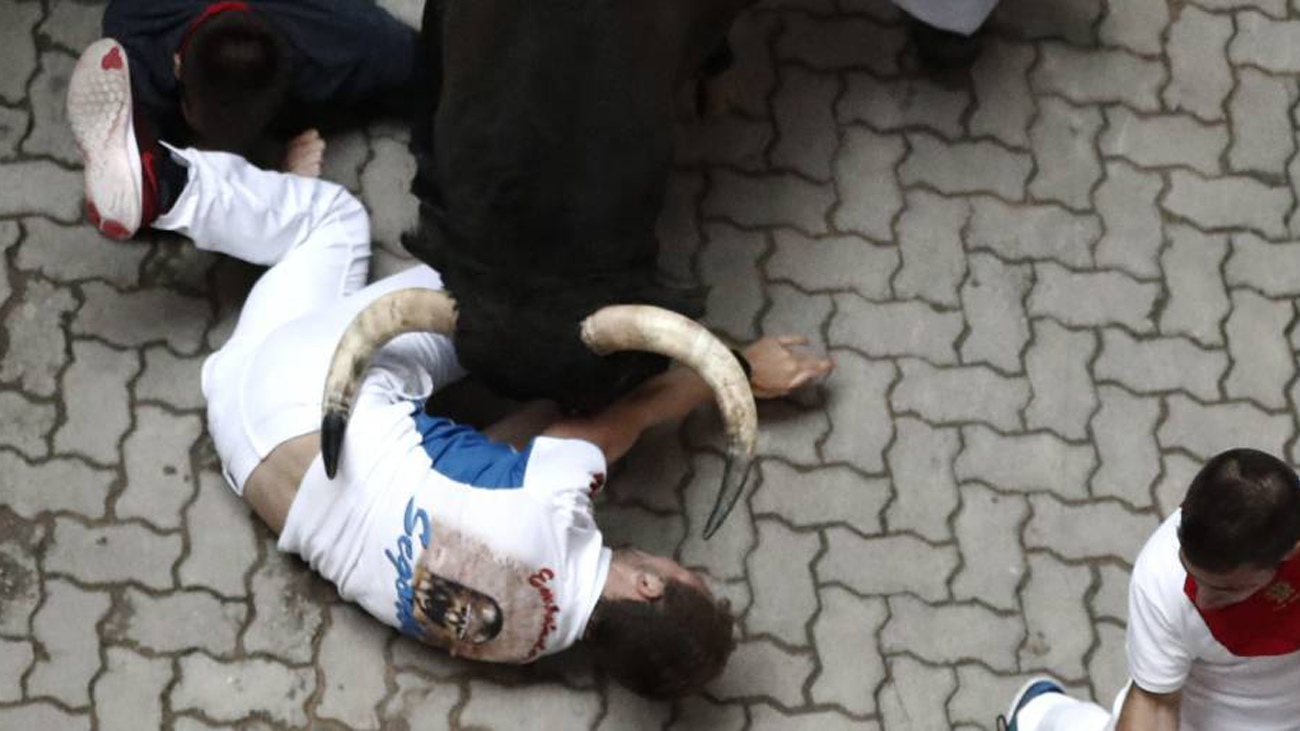 Joven corneado en los San Fermines (archivo)
