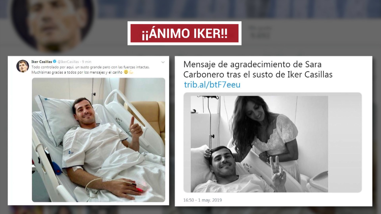 Casillas, estable y rodeado de su familia