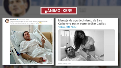 Casillas, estable y rodeado de su familia