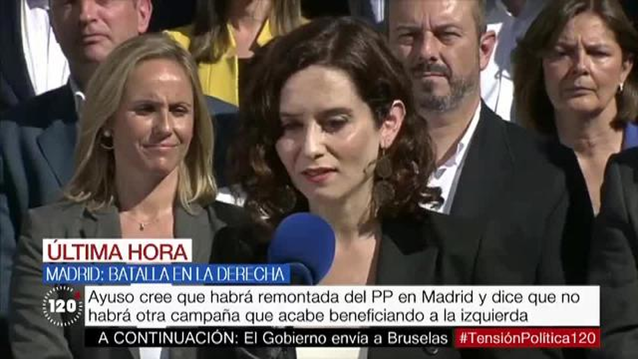 Díaz Ayuso cree que el PP logrará "una remontada histórica" en Madrid