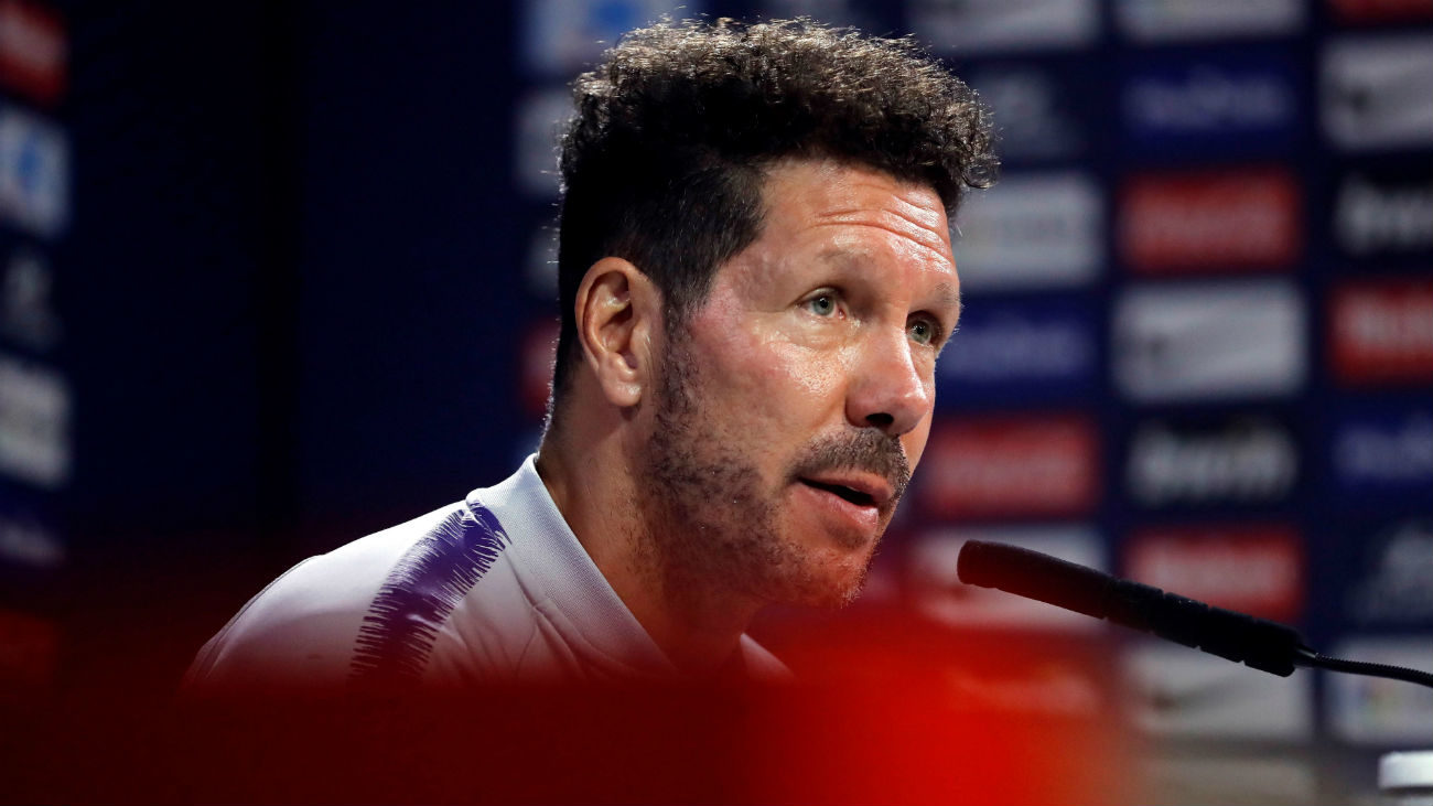 Simeone: "Tercero, segundo, alguna vez campeón... Es la línea a seguir"