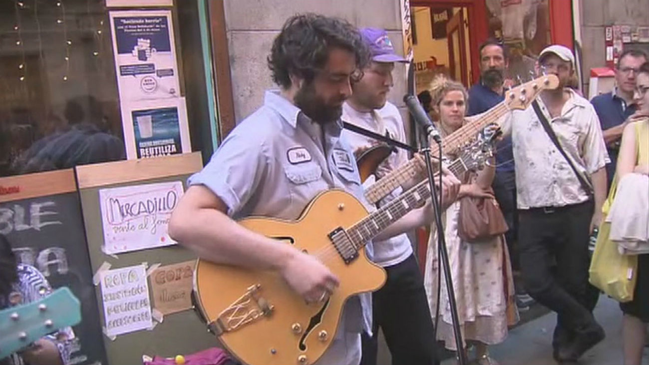Malasaña celebra sus fiestas con verbenas y conciertos
