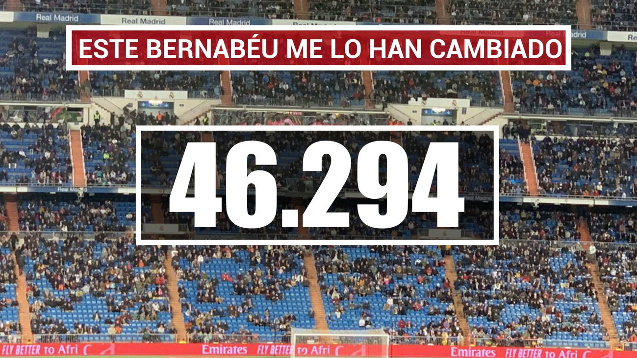 La afición da calabazas al Real Madrid