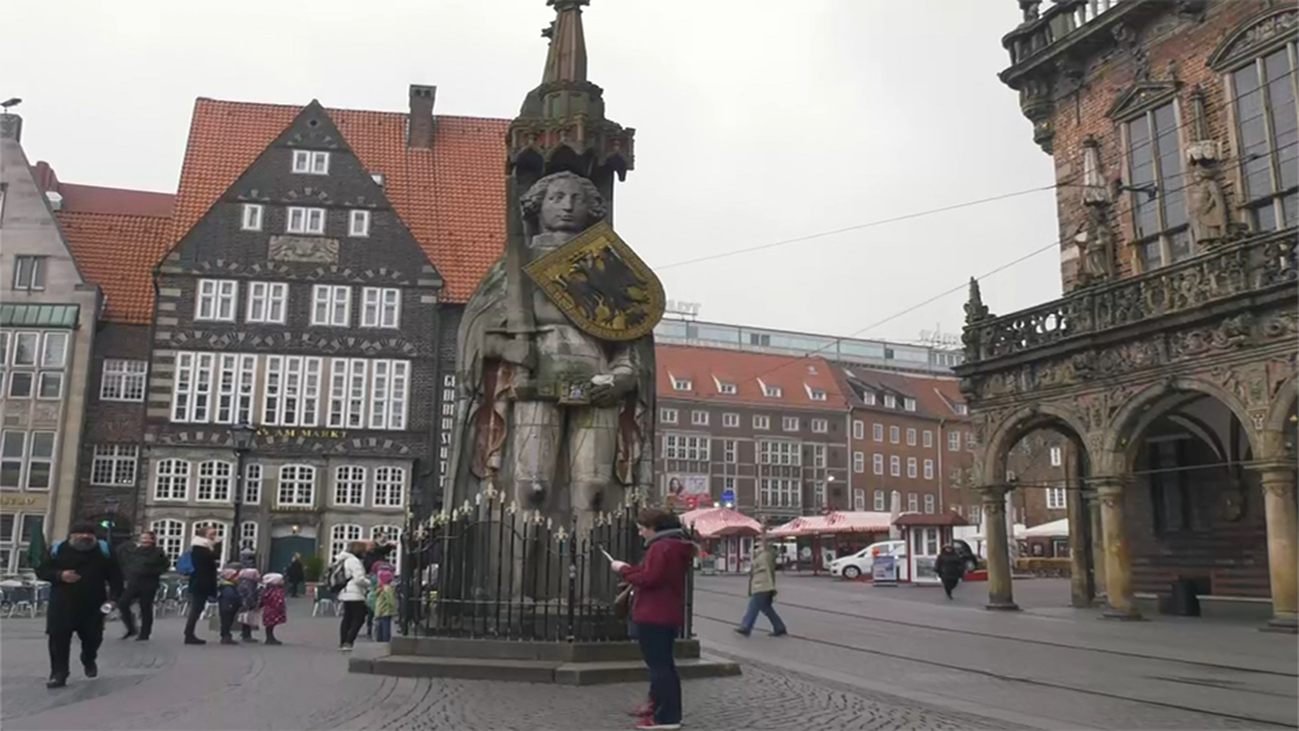 El Ayuntamiento de Bremen, joya arquitectónica gótica de Europa