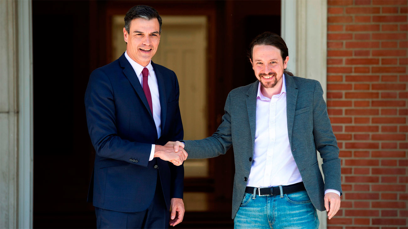 Iglesias subraya  que hay  voluntad para alcanzar un acuerdo con Sánchez