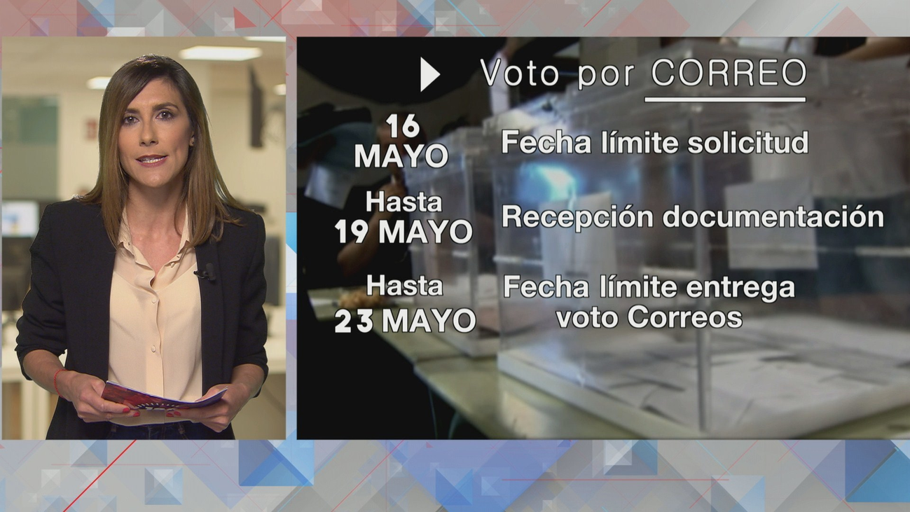 Las fechas clave para el voto por correo en estas elecciones del 26-M