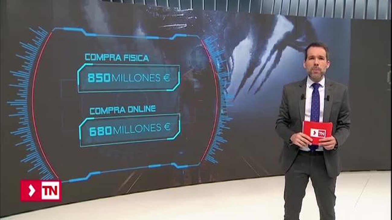 El sector de los videojuegos  facturó 1.530 millones de euros en España el año pasado