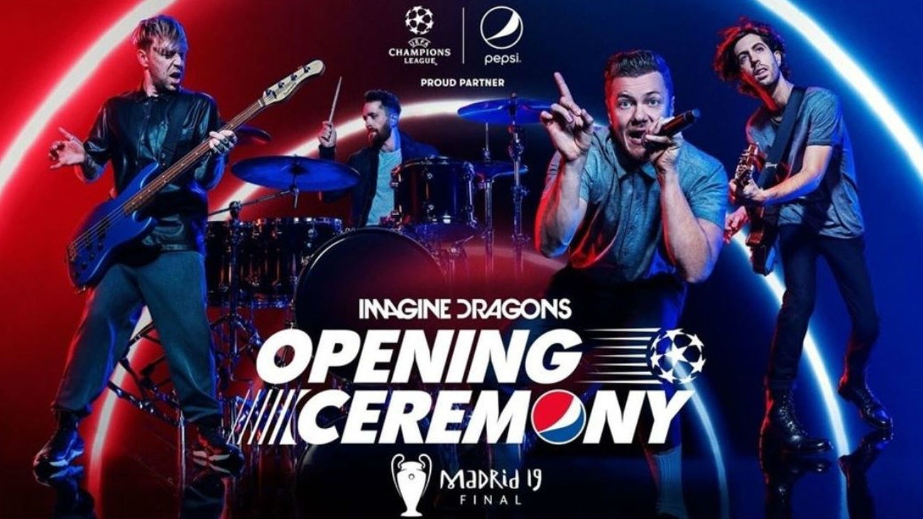 Imagine Dragons actuará en la final de la Champions