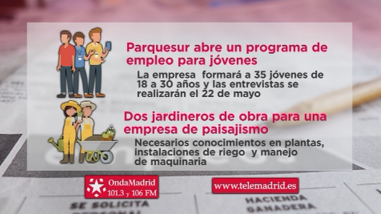 Se busca personal para trabajar en el centro comercial Parquesur
