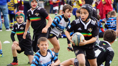 Más de 1.200 niños disfrutaron del rugby en Hortaleza